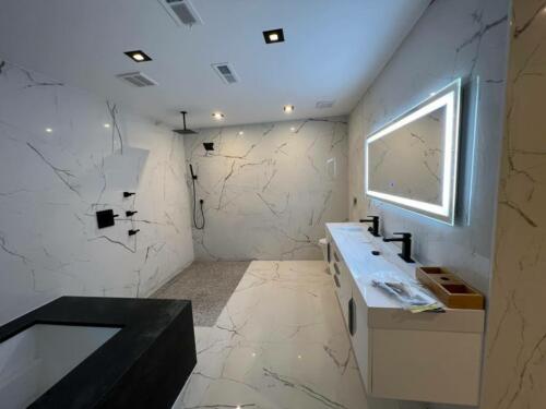 Bathroom Flooring and wall tile - AFTER