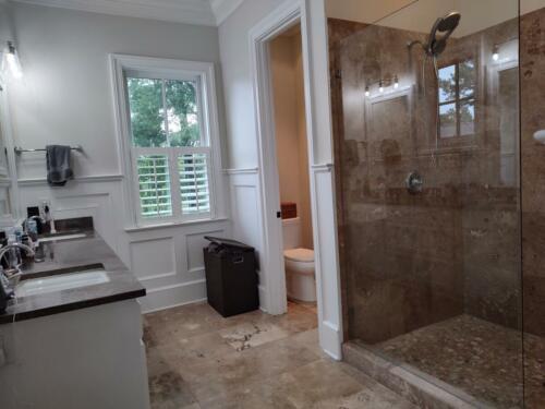 Bathroom Flooring and wall tile - BEFORE